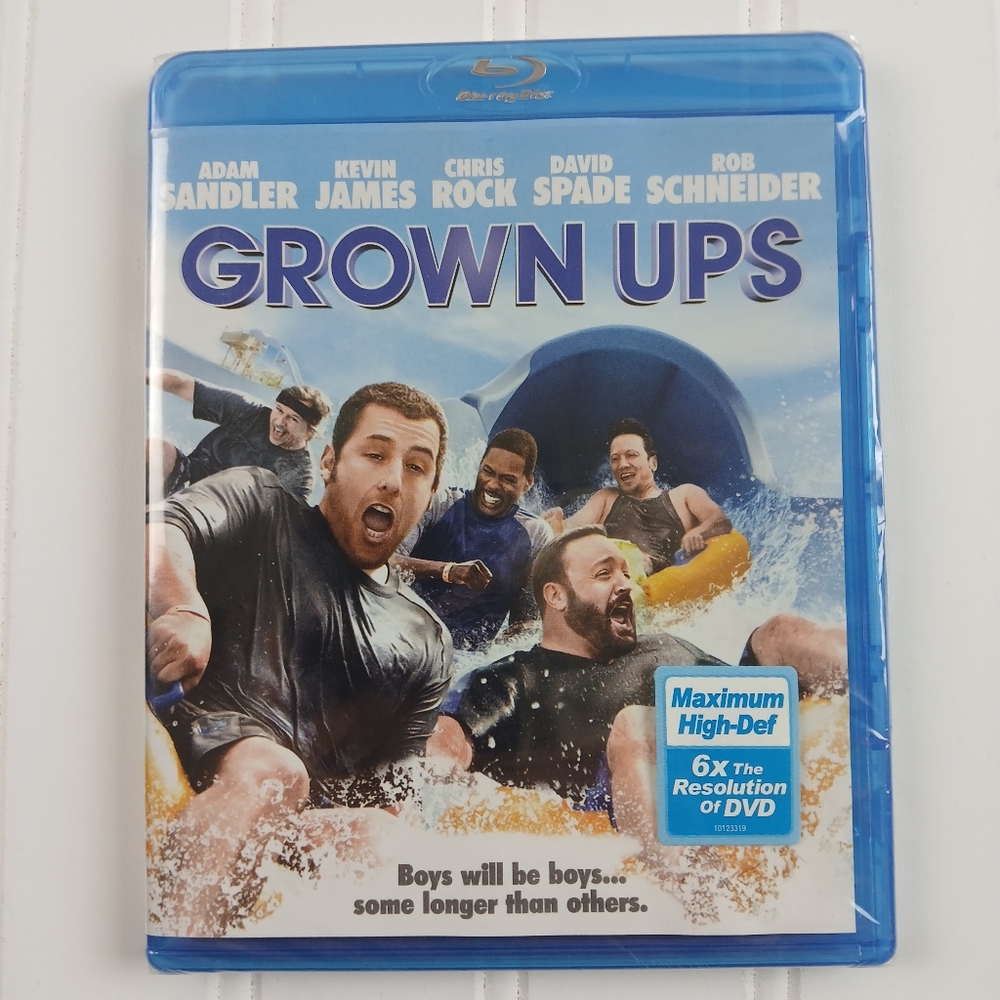GROWN UPS Blu-Ray DVD Movie NEW SEALED Comedy Adam Sandler